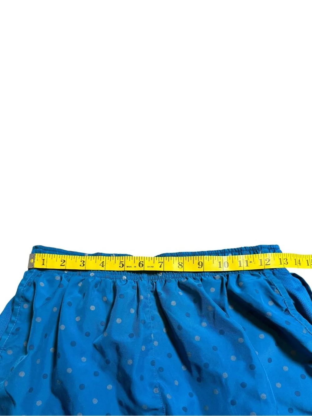 Nike Dri-FIT Tempo Running Shorts Blue Polka Dot Women’s Medium M